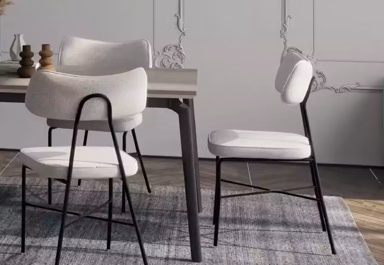 Stuhl für das Esszimmer komfortabel für Interieur und Stil neue Qualität