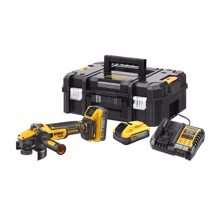 Smerigliatrice angolare a batteria DEWALT 18V/5Ah, 125 mm