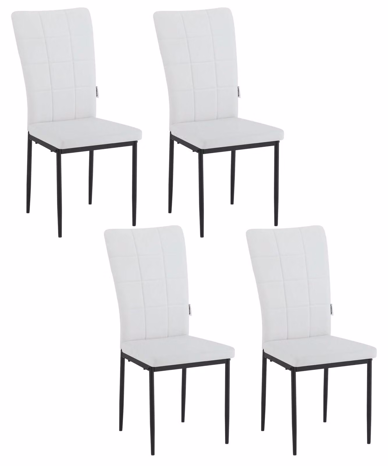 Sedie da pranzo - Set di sedie da pranzo moderne - Sedie da pranzo - Sedie da giardino - Sedie imbottite con schienale alto