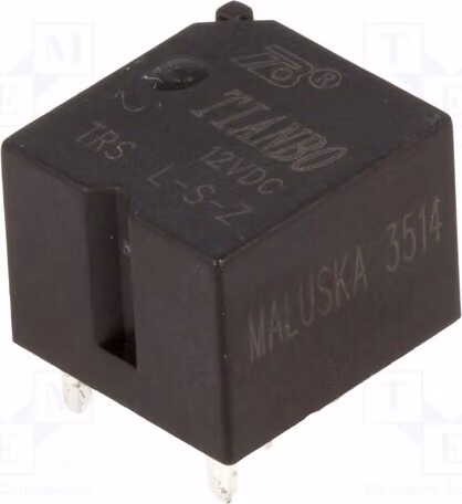 1 relè: elettromagnetico per veicoli, bobina: 12VDC 30A, 0,57W, elettromagnetico per veicoli