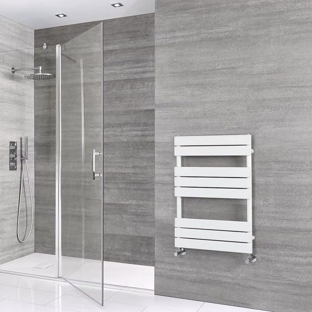 Scaldasalviette di Design - 825mm x 600mm - Bianco - Lustro