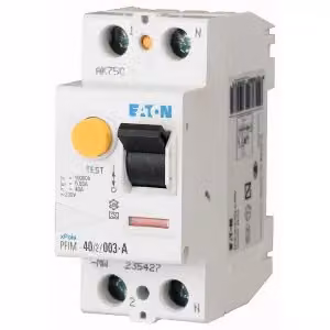 Interruttore differenziale Eaton, 25 A, 2 poli, 30 mA, tipo AC 100061