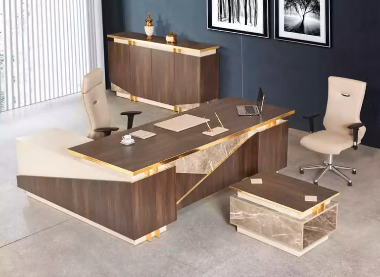Couchtisch Arbeitzimmer Büromöbel Holz Luxus Tisch Designer Möbel