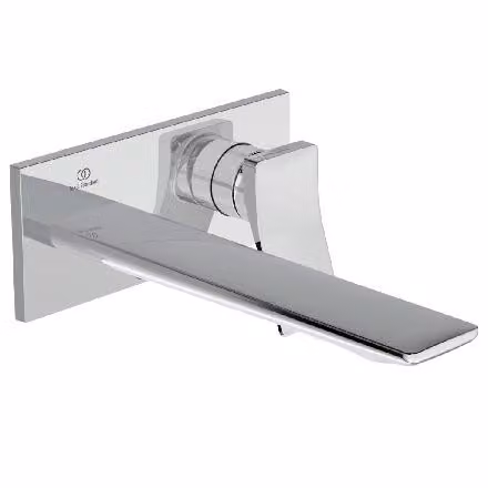 Ideal Standard Rubinetto Conca - Miscelatore per lavabo da incasso, uscita 220 mm, cromo A7372AA