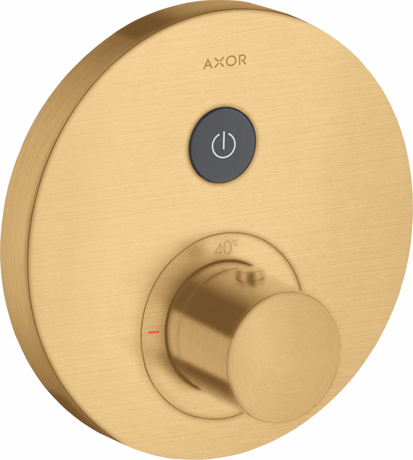 hansgrohe AXOR Starck ShowerSelect Thermostat rond à encastrer pour 1 consommateur, 36722250, 36722250