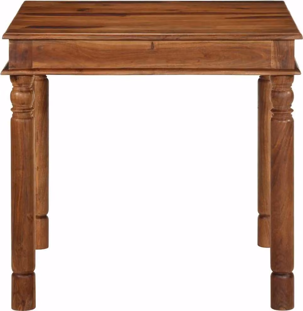 vidaXL Tavolo da pranzo 80x80x77 cm in legno massiccio di acacia