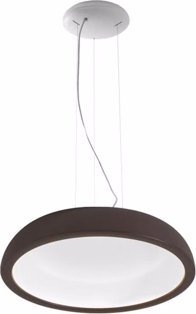 Lampada a sospensione moderna Stilnovo Reflexio con tecnologia LED dimmerabile e regolabile in metallo disponibile in bianco, nero o marrone