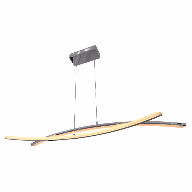 Näve - Lampada a sospensione LED, Curve, l:100cm, l:22,7cm; h:140cm; 7063442