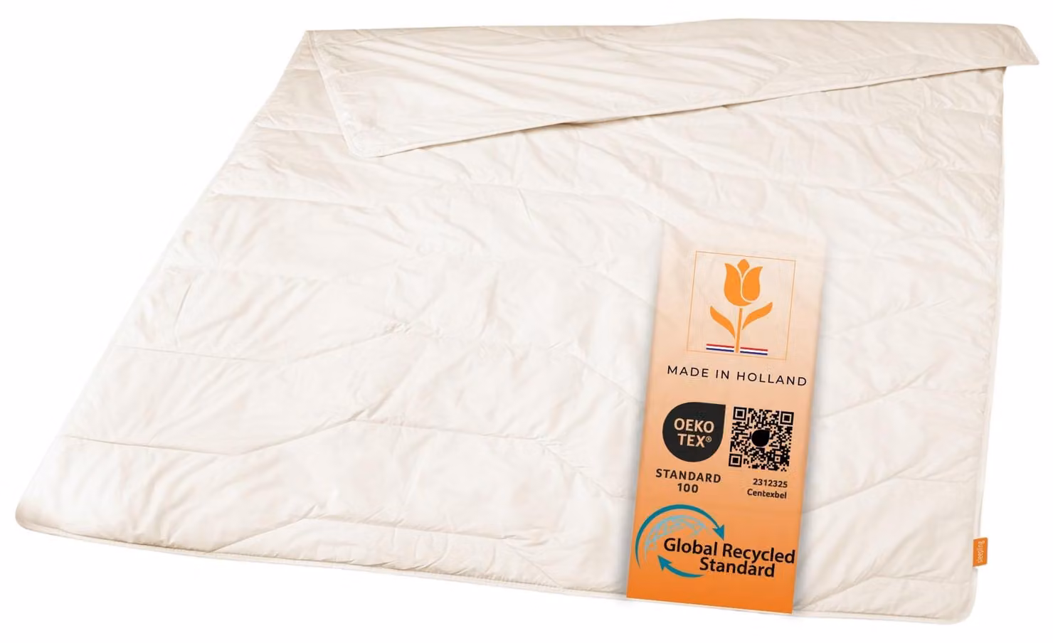 Coperta estiva in Lyocell Lyocell e cotone, dimensioni 200x200 cm, colore bianco