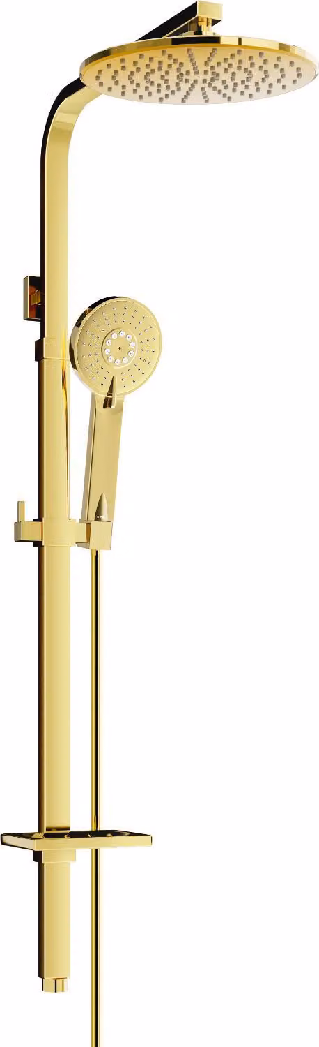 Mexen Q40 colonna doccia, oro - 798404095-50