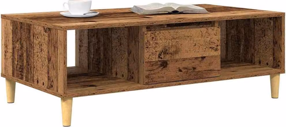 Tavolino da salotto Legno vecchio 102 x 55 x 35 cm