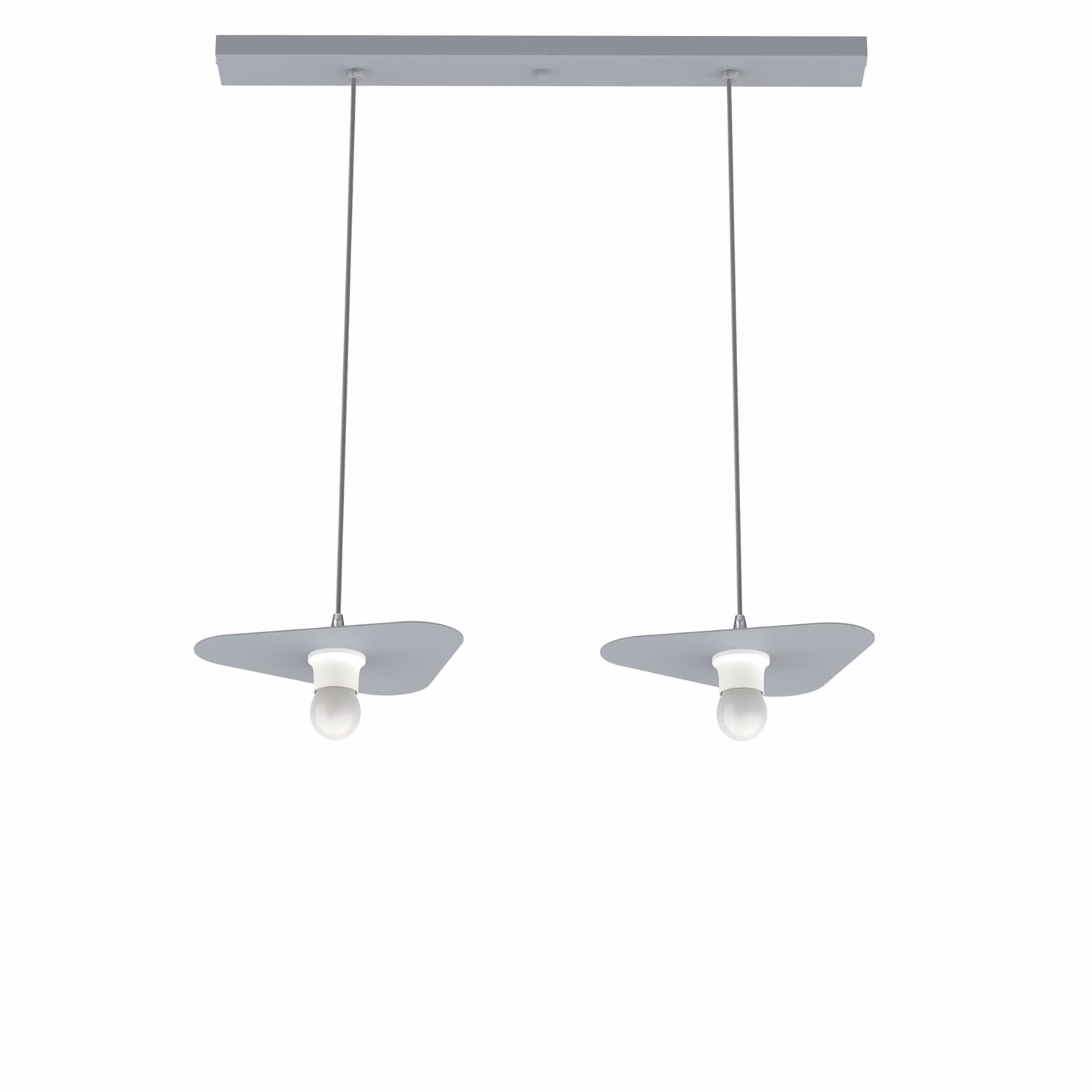 Lampada A Sospensione Cloud Lineare A 2 Luci, Monocolore Opaca
