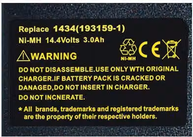 batteria da 3000mAh per i modelli Makita 193781-4, 194172-2, 6236, 6237, 6281, 6333, 6336, 6337, 6932