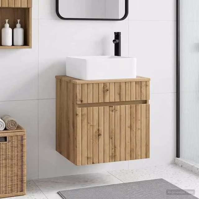 Mobile lavabo da parete Rovere Artigianale 49 x 41 x 63 cm 890571