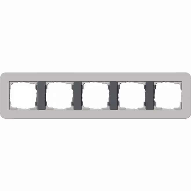 Gira 0215422 Cornice di copertura 5f Gira E3 Grigio/Antracite