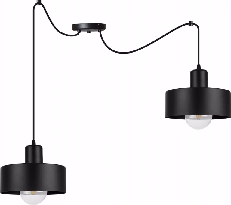 Moderna Lampada A Sospensione A Ragno Con Paralume In Metallo