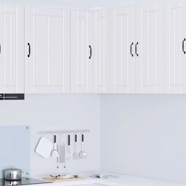 Mobile angolare per parete LUCCA Bianco 57 x 57 x 80 cm 885075
