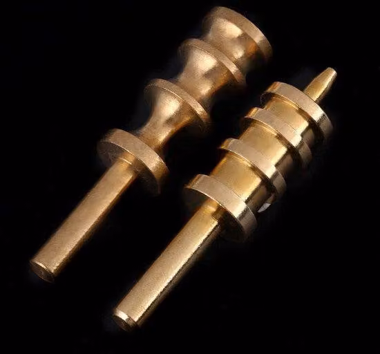 Spatola per pelle con punta in ottone per lavori fai da te in pelle, spatola artigianale per colla.