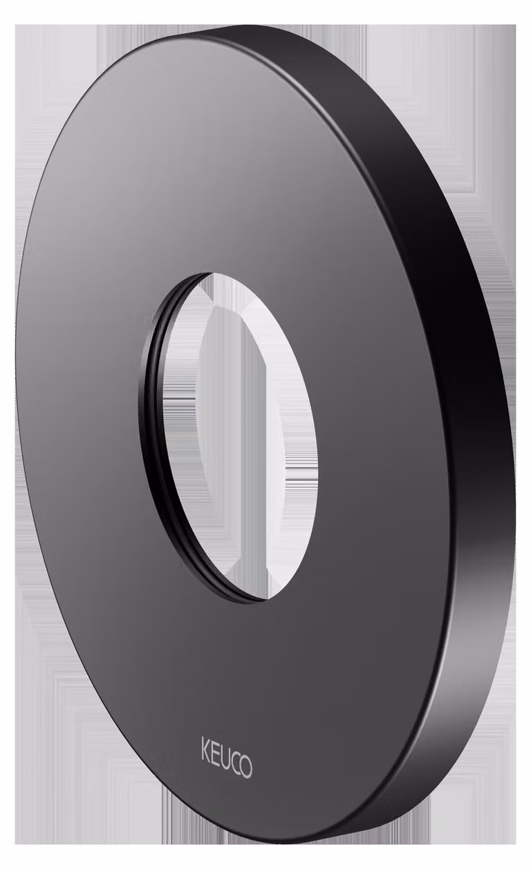 KEUCO Rosace murale surdimensionnée pour robinetterie thermostatique encastrée, ronde, 59553370091, 59553370091