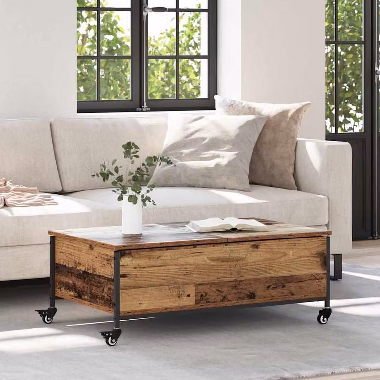 Maison Exclusive - Tavolino in legno antico 91 x 55 x 32 cm Materiale legnoso
