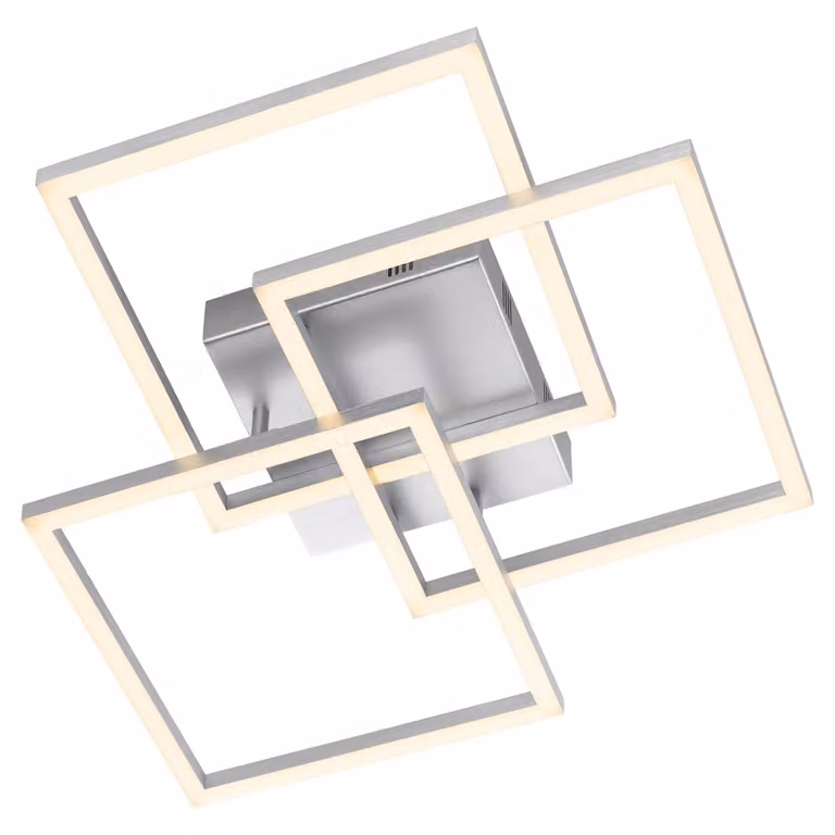 casa NOVA plafoniera ANUBIS LWH 52x52x9 cm plafoniera argento