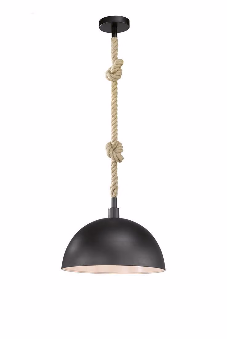 Fischer & Honsel 60761 Lampada a sospensione Rope 1x E27 max. 40,0 W, lampadina esclusa