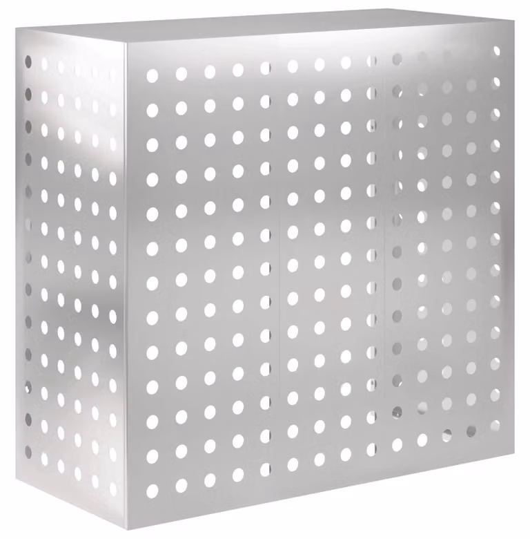 Copertura per climatizzatore Silver 110 x 50 x 105 cm Acciaio zincato