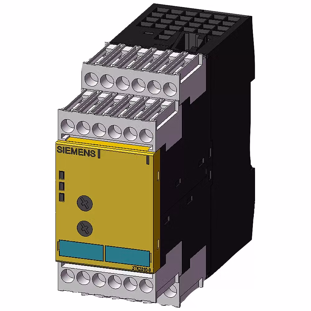 Dispositivo di commutazione di sicurezza Siemens per il monitoraggio di arresto di sicurezza, 400 V CA 3TK28100JA01
