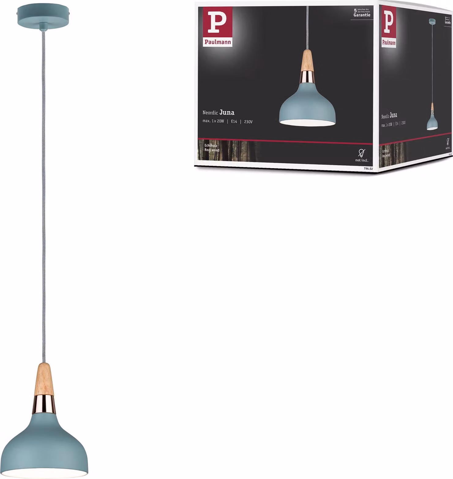 Paulmann Neordic lampada a sospensione Juna