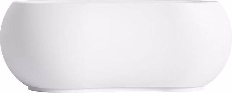 Steinberg Série 490 Baignoire à poser, asymétrique, 1620x930mm, SOLIDSurface, blanc mat, 4908200W, 4908200W