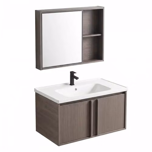 Rea - Set di mobili da bagno con lavabo Gama T25023 KJM 80CM - 47 x 80 x 44 cm