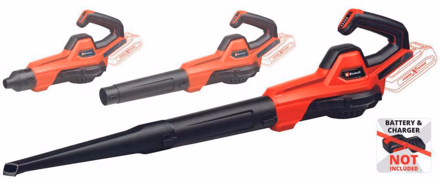 Einhell GE-UB 18/250 Li E-Solo Power X-Change batteria ricaricabile 3433542 Soffiatore senza batteria, senza caricatore 18 V (3433542)
