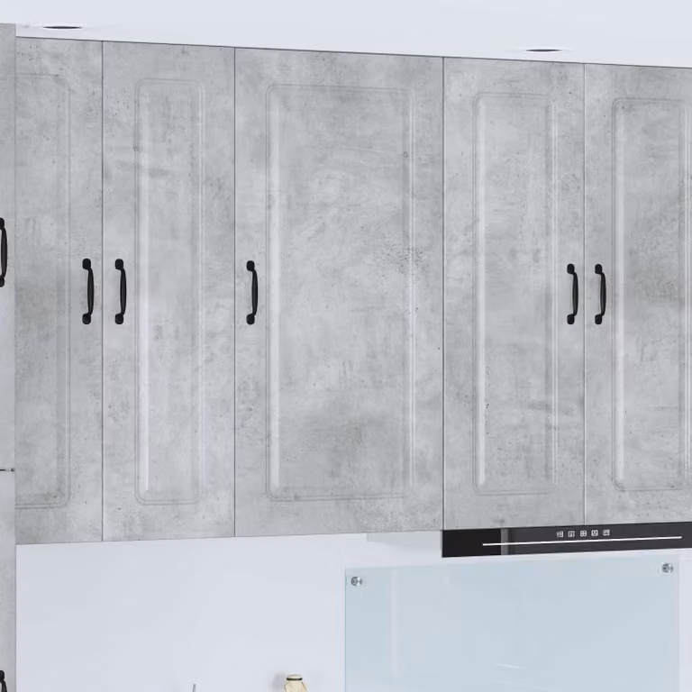 vidaXL Pannello per lavastoviglie Kalmar Grigio cemento L 50 cm, P 31 cm, H 100 cm