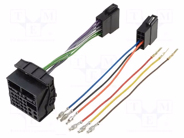 1 connettore PIN: 16. Connettore per autoradio, standard ISO 0