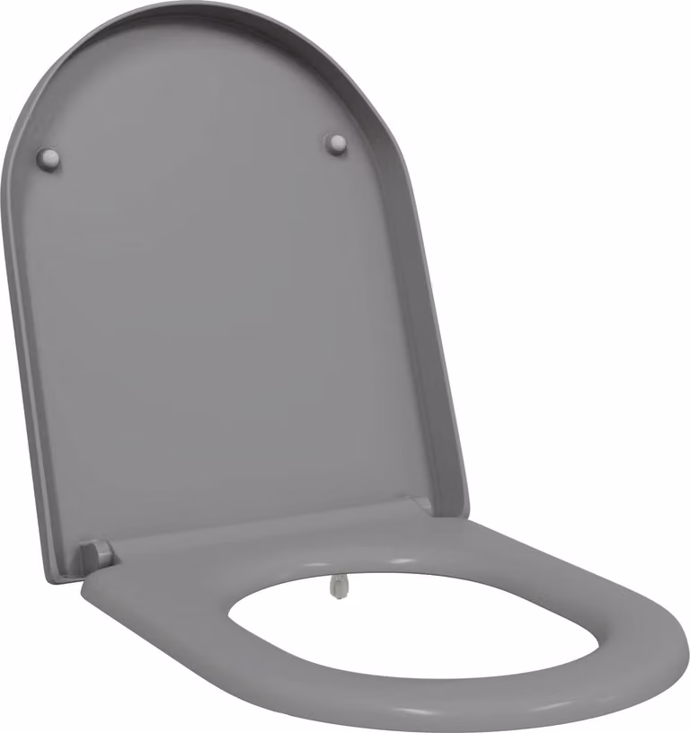Sedile del WC Grigio 49 x 36 x 4 cm Duroplast