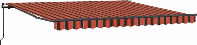 Tenda da Sole | Tenda Retrattile arancione e marrone 400 ¡Á 350 cm
