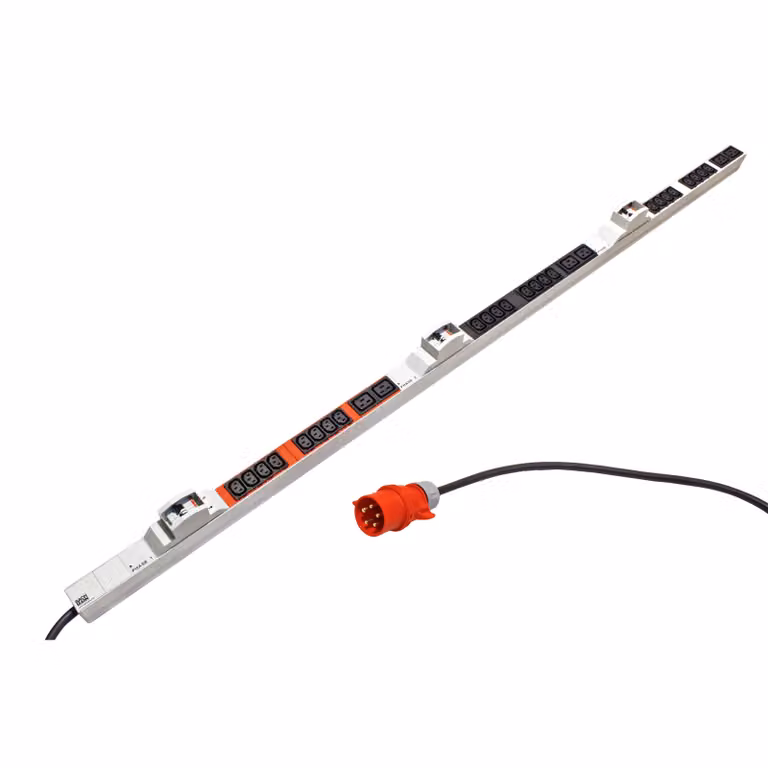 Bachmann IT PDU Basic - Unità di distribuzione dell'alimentazione (montabile su rack) - CA 400 V - 3 fasi - ingresso, ingresso