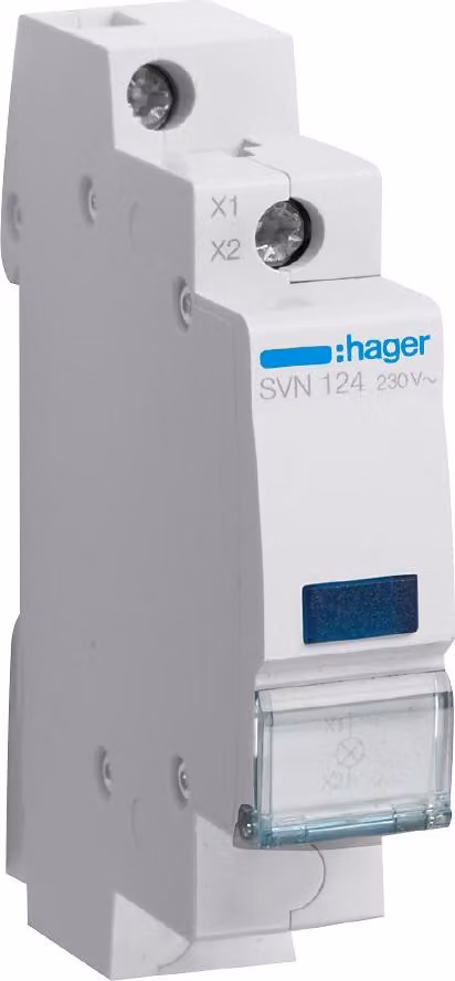 HAGER SVN124 Indicatore LED blu 230VAC