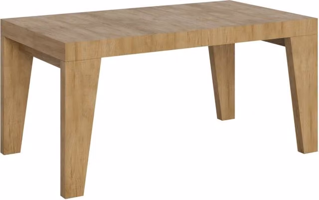 Tavolo Allungabile Moderno GIORDANOSHOP in Legno di Quercia Marrone L/P/H: 160-420 x 90 x 77 cm