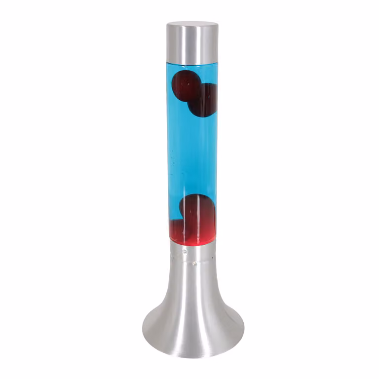 Lampada da tavolo - acciaio - Volcan - vetro metallo - Ø 14cm - E14 - 3117ST - Mexlite