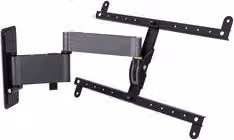 Supporto per monitor e TV da parete ERARD Exo 600TW3 Black con attacco VESA 600 x 400 mm e portata fino a 35 kg