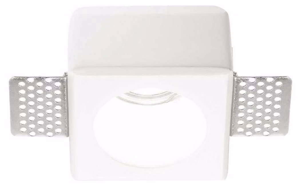 Faretto Ad Incasso Moderno Samba Gesso Bianco 1 Luce Gu10 D55Cm