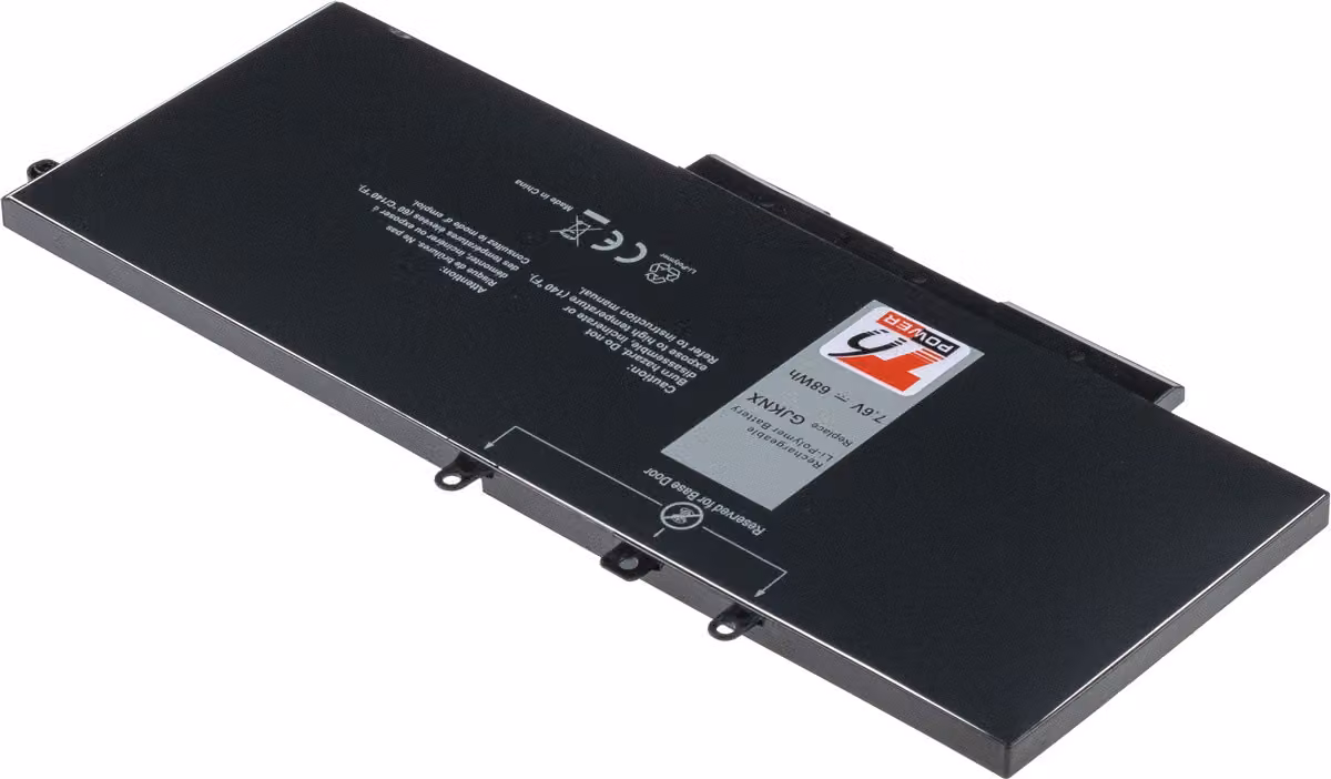 Batteria T6 Dell Latitude 5280, 5290, 5480, 5490, 5580, 5590, 8950mAh, 68Wh, 4 celle, Li-pol