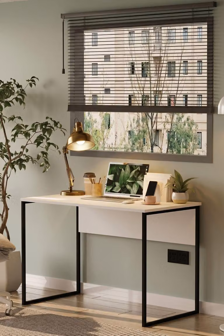 Skye Decor, Tavolino componibile di alta qualità (3 pezzi) - Rovere Saphir, 100 cm, Bianco