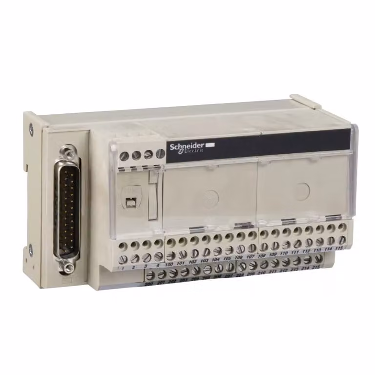 Morsettiera Schneider Electric ABE7, per la realizzazione di 8 canali di ingresso analogici ABE7CPA31