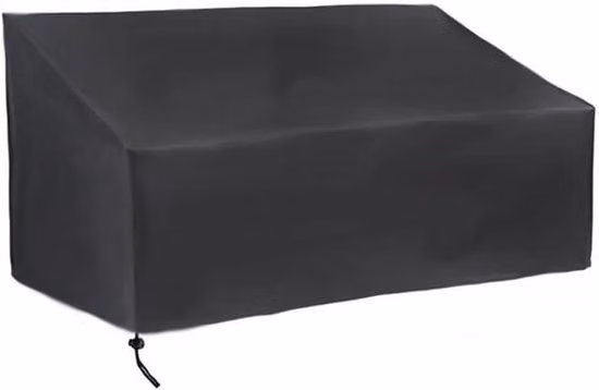Copertura protettiva Famanu per mobili da giardino - Copertura impermeabile - Protegge i mobili - Tessuto Oxford resistente - Adatta a mobili fino a 190 cm - Colore nero
