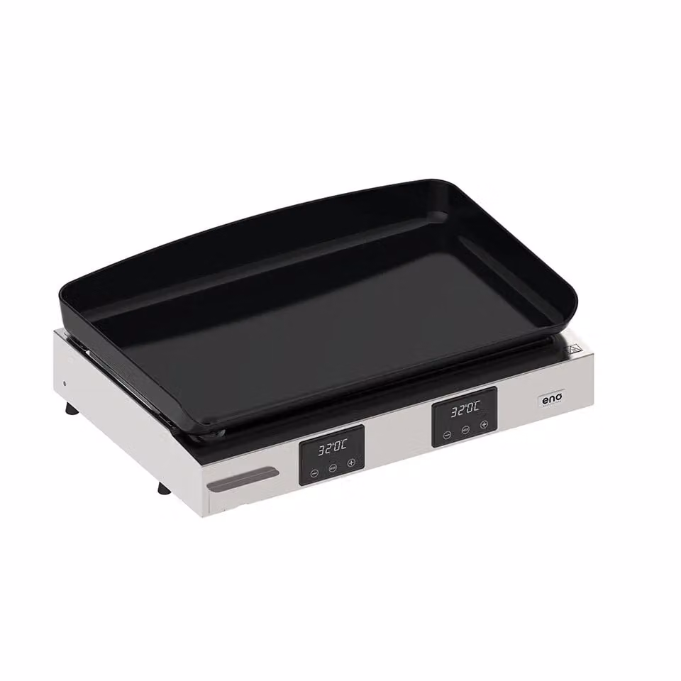 Plancha elettrica Initial 65 Inox e nero - Enò