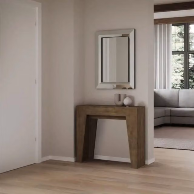 Consolle allungabile 90Ã—25/181 cm Narrow Noce