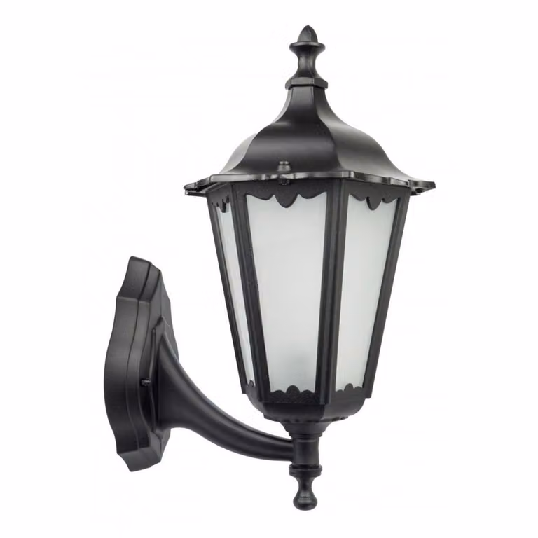 Lampada da parete per esterni 1xE27 nero IP43 SU-MA Retro K 3012/1/D g