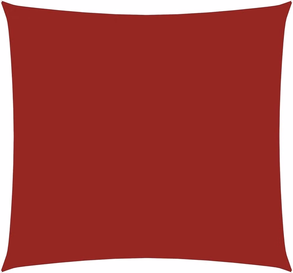 Vela Parasole in Tela Oxford Quadrata 2,5x2,5 m Rossa
